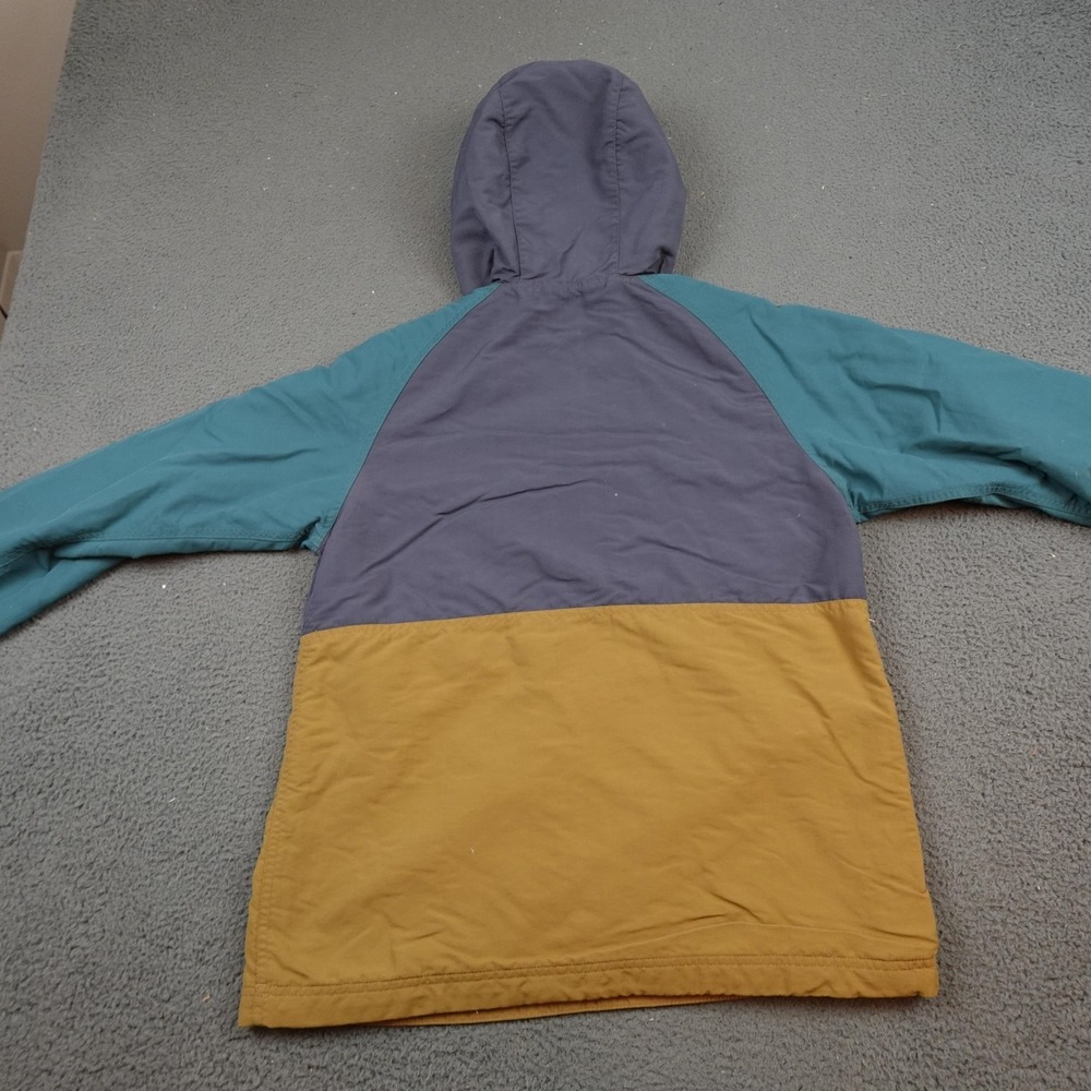 LL Bean Jacket Womens XS Multicolor Colorblock Hooded Insulated Anorak Half Zip - Picture 7 of 11